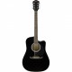 FENDER FA-125CE NEGRA WN front