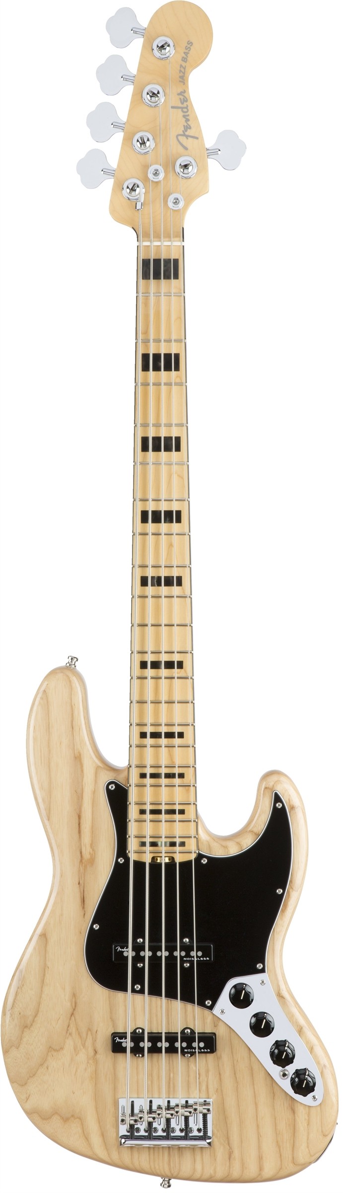 FENDER AMERICAN ELITE JAZZ BASS V NATURAL MP 5 CUERDAS - Ardemadrid