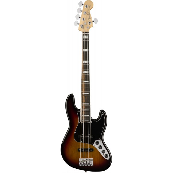 FENDER AMERICAN ELITE JAZZ BASS V 3T SUNBURST E front