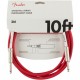 FENDER CABLE ORIGINAL SERIES FIESTA RED 3M