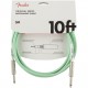 FENDER CABLE ORIGINAL SERIES SURF GREEN 3M