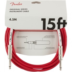 FENDER CABLE ORIGINAL SERIES FIESTA RED 4,5M