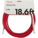 FENDER CABLE ORIGINAL SERIES FIESTA RED 5M