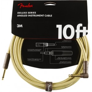 FENDER CABLE DELUXE TWEED 3M ACODADO