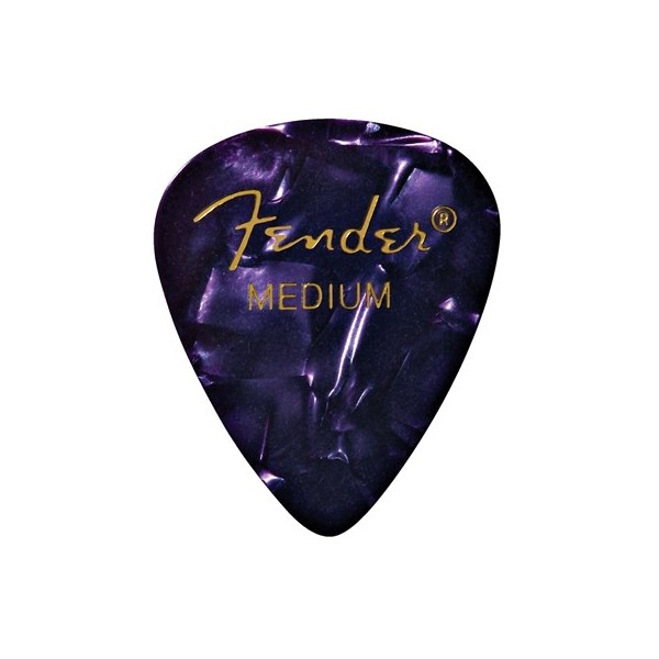 FENDER PÚAS FORMA 351 MORADAS MEDIUM