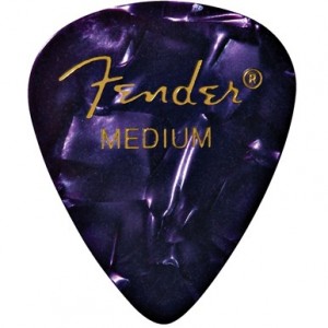 FENDER PÚAS FORMA 351 MORADAS MEDIUM