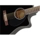 FENDER CD-60SCE NEGRA WN body