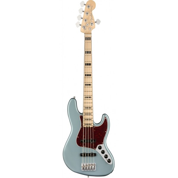 FENDER AMERICAN ELITE JAZZ BASS V SATIN BLUE MP