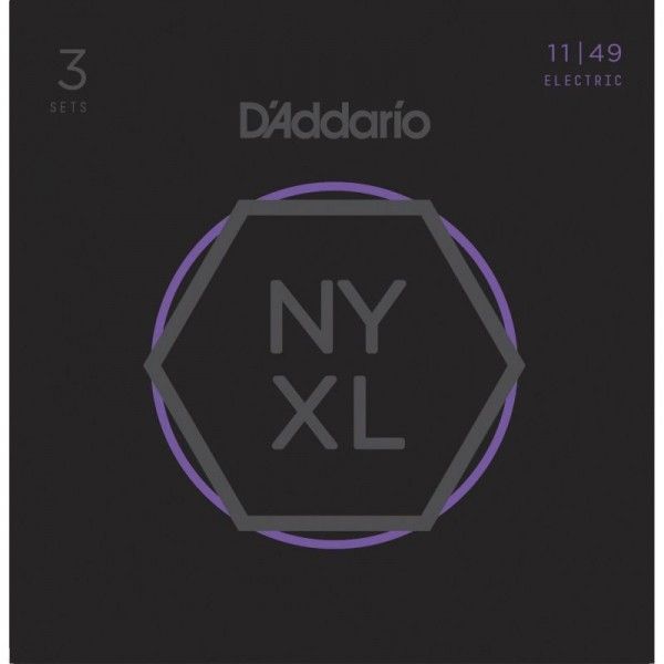 DADDARIO NYXL 11-49 PACK 3 JUEGOS