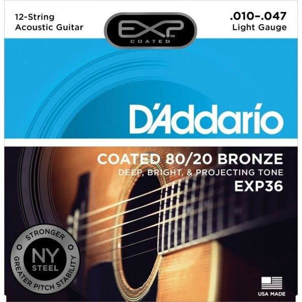 DADDARIO EXP36 010-047 12 CUERDAS