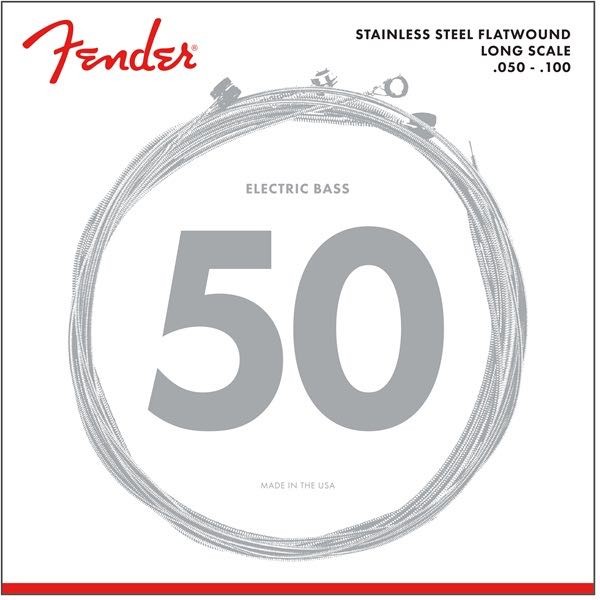 FENDER STAINLESS FLATWOUND 50-100