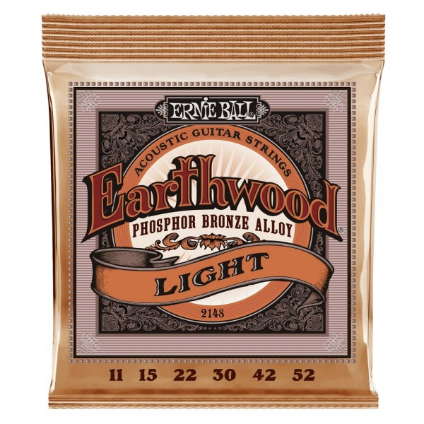 ERNIE BALL EARTHWOOD PHO/BZ LIGHT 11-52