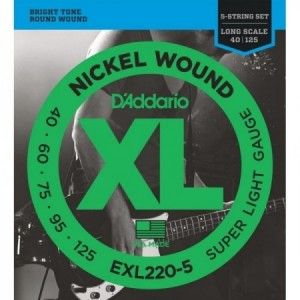 DADDARIO EXL220 40-125 5 CUERDAS