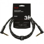 90cm negro 2 jacks acodados