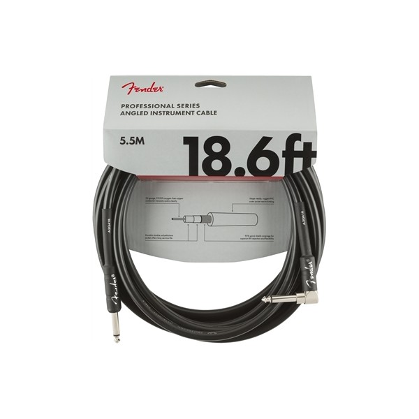 FENDER CABLE PROFESSIONAL SERIES 5,5M ACODADO