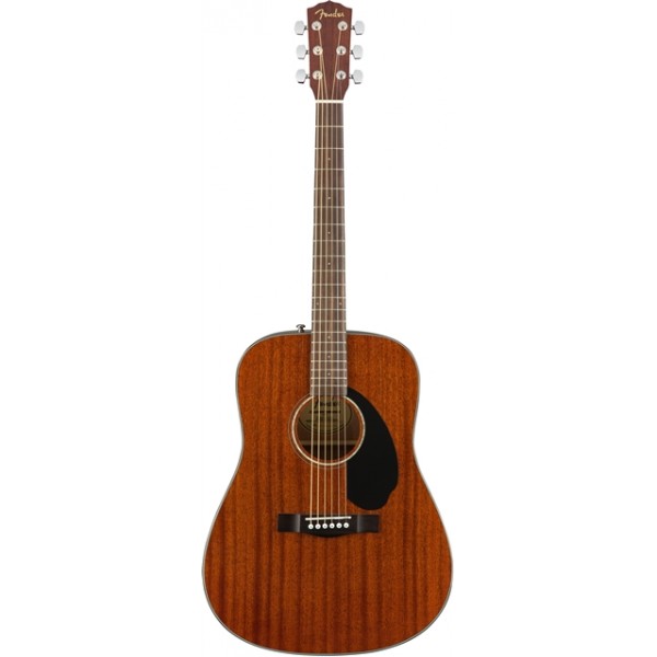 FENDER CD-60S DREADNOUGHT ALL MAHOGANY WN