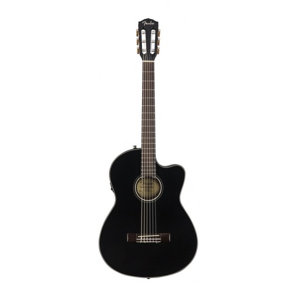 FENDER CN-140SCE NEGRA WN CON ESTUCHE