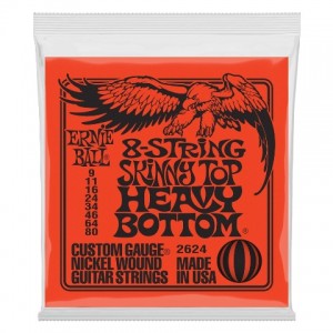 ERNIE BALL SKINNY TOP HB 9-80 8 CUERDAS