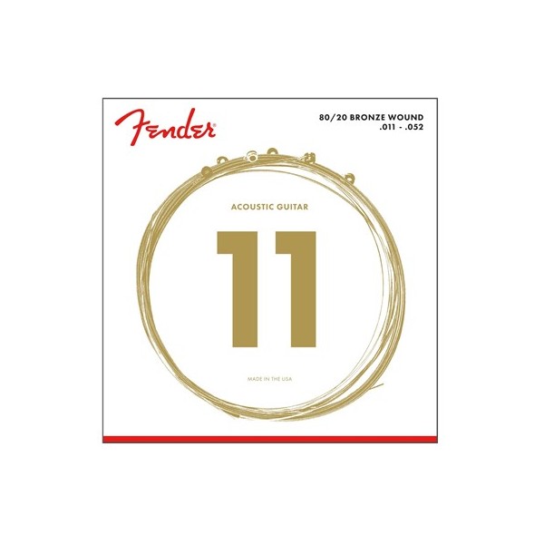 FENDER 80/20 BRONCE 11-52