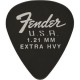 FENDER PÚAS FORMA 351 DURATONE BLACK EXTRA HEAVY