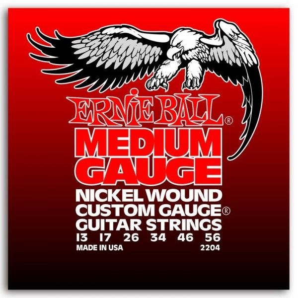 ERNIE BALL NICKEL WOUND CUSTOM GAUGE 13-56