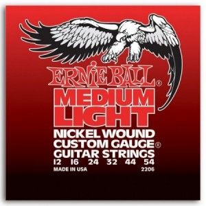 ERNIE BALL NICKEL WOUND CUSTOM GAUGE 12-54