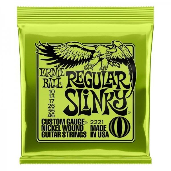 ERNIE BALL REGULAR SLINKY LIME 10-46