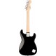 SQUIER MINI STRATO NEGRA ZURDO tras