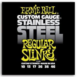 ERNIE BALL SLINKY S STEEL REGULAR 10-46