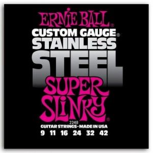 ERNIE BALL SLINKY S STEEL SUPER 9-42