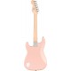 SQUIER MINI STRATO SHELL PINK tras