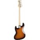 SQUIER JAZZ BASS AFFINITY BROWN SUNBURST IL tras