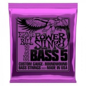 ERNIE BALL SLINKY ENTORCHADA 50-135 5 CUERDAS