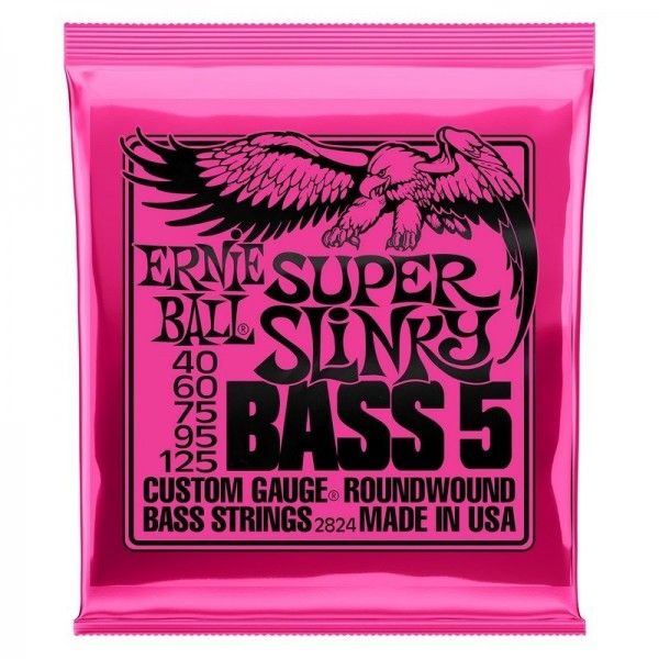 ERNIE BALL SLINKY ENTORCHADA 40-125 5 CUERDAS