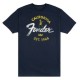 FENDER CAMISETA BAJA AZUL L