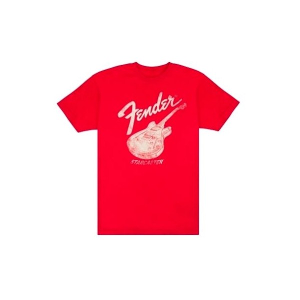 FENDER CAMISETA STARCASTER ROJA M