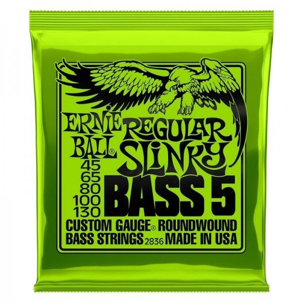 ERNIE BALL SLINKY ENTORCHADA 45-130 5 CUERDAS