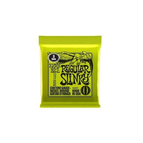 ERNIE BALL SLINKY LIME 10-46 TRES JUEGOS