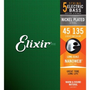 ELIXIR NANOWEB M 45-135 5 CUERDAS