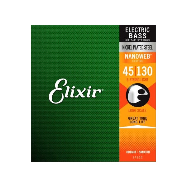 ELIXIR NANOWEB ML 45-130 5 CUERDAS