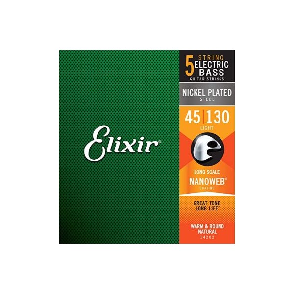 ELIXIR NANOWEB L 45-130 5 CUERDAS