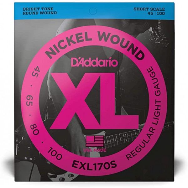 DADDARIO EXL170 ESCALA CORTA 45-100