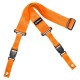 DIMARZIO CLIPLOCK NYLON NARANJA NEON