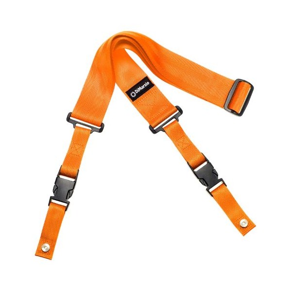 DIMARZIO CLIPLOCK NYLON NARANJA NEON