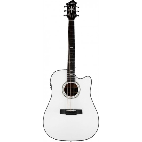 HAGSTROM SILJAN II DREADNOUGHT WHITE GLOSS CE