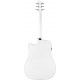 HAGSTROM SILJAN II DREADNOUGHT WHITE GLOSS CE tras