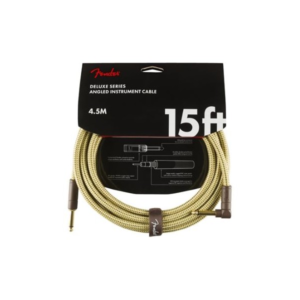 FENDER CABLE DELUXE TWEED 4,5M ACODADO