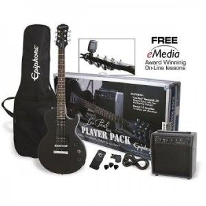 EPIPHONE LES PAUL PLAYER PACK NEGRO