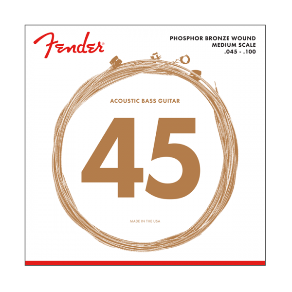 FENDER PHOSPHOR BRONZE 45-100 MEDIUM SCALE