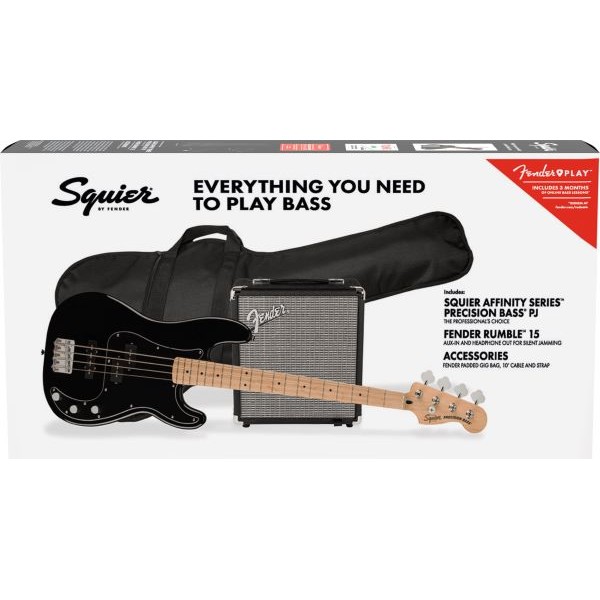 SQUIER PACK PRECISION BLK AFFINITY Y RUMBLE 15